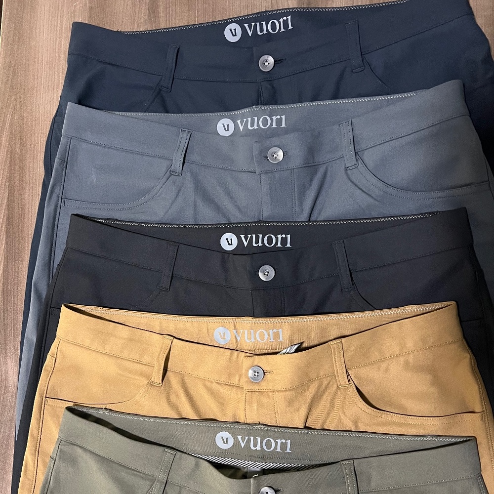 Vuori Meta Pants (5 pair)/Professionally Hemmed 36x25
